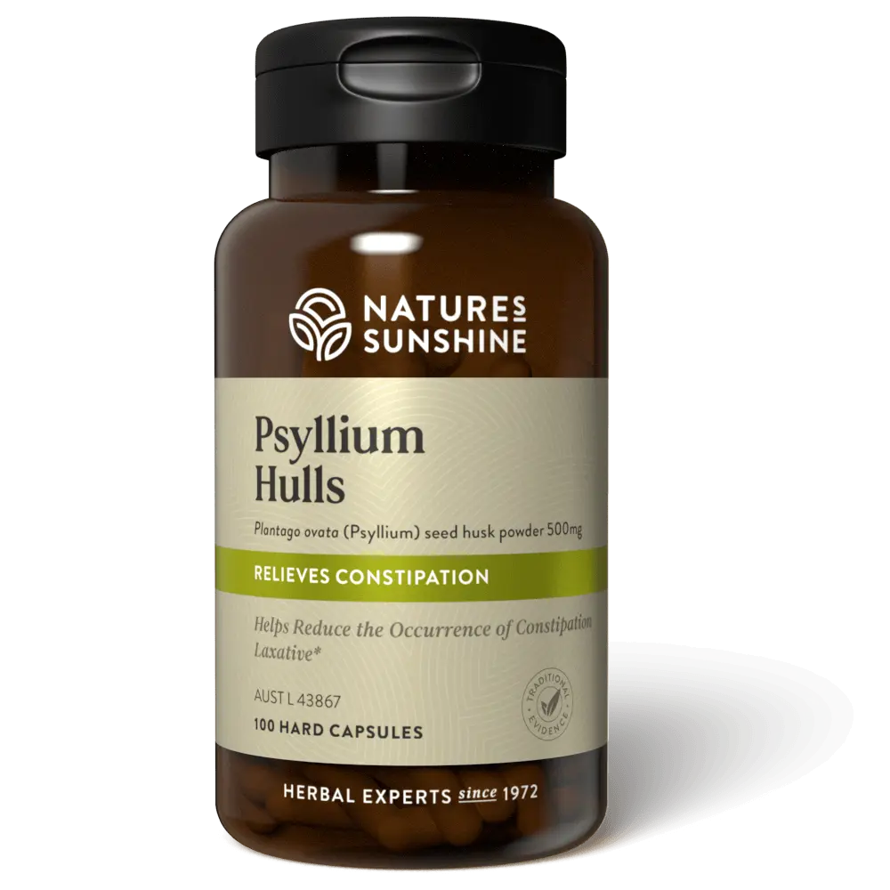 Nature's Sunshine Psyllium Hulls 100 Capsules