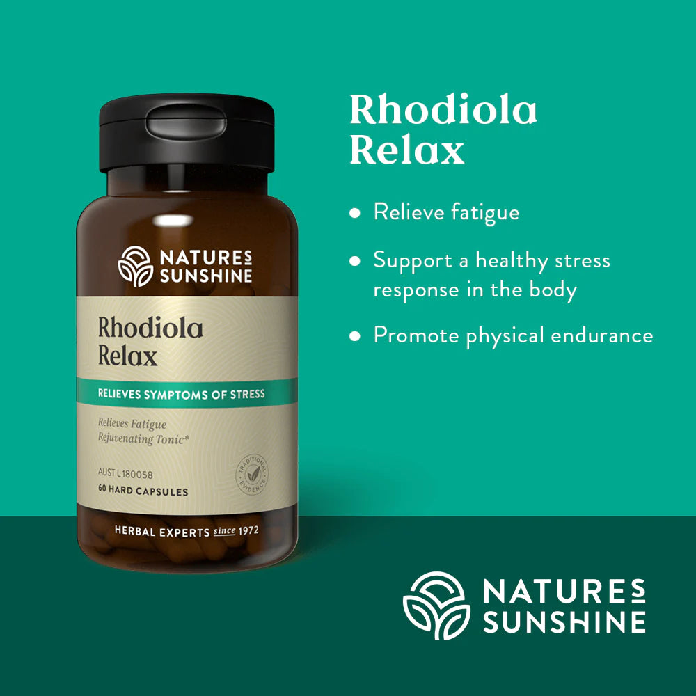 Nature's Sunshine Rhodiola Relax 60 capsules