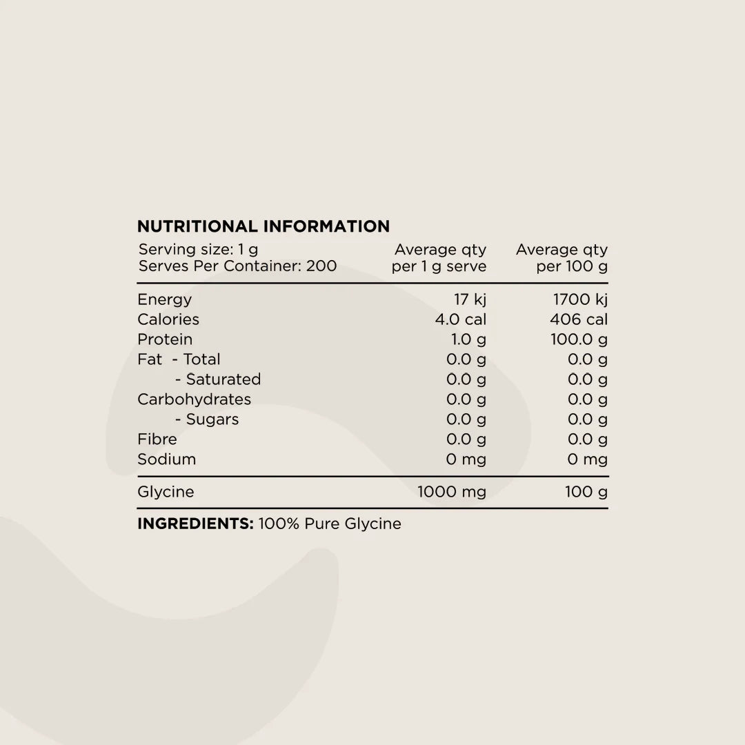 Switch Nutrition Glycine Powder 200g Pure