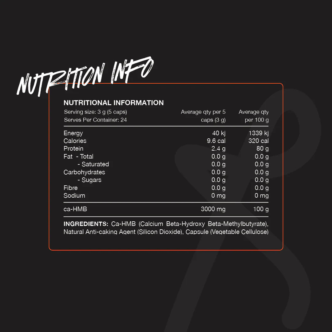Switch Nutrition HMB 120 Capsules