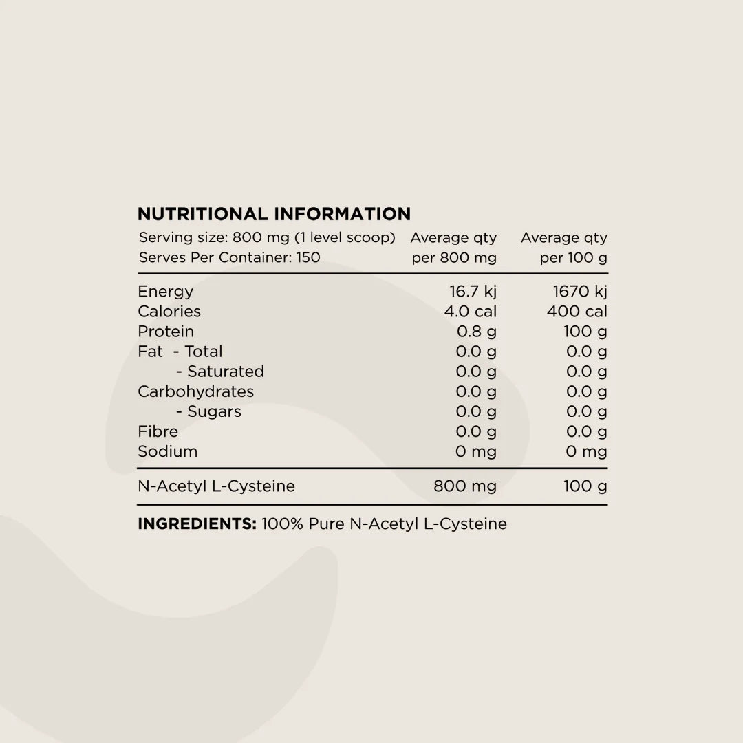 Switch Nutrition Essentials N-Acetyl L-Cysteine 120 g