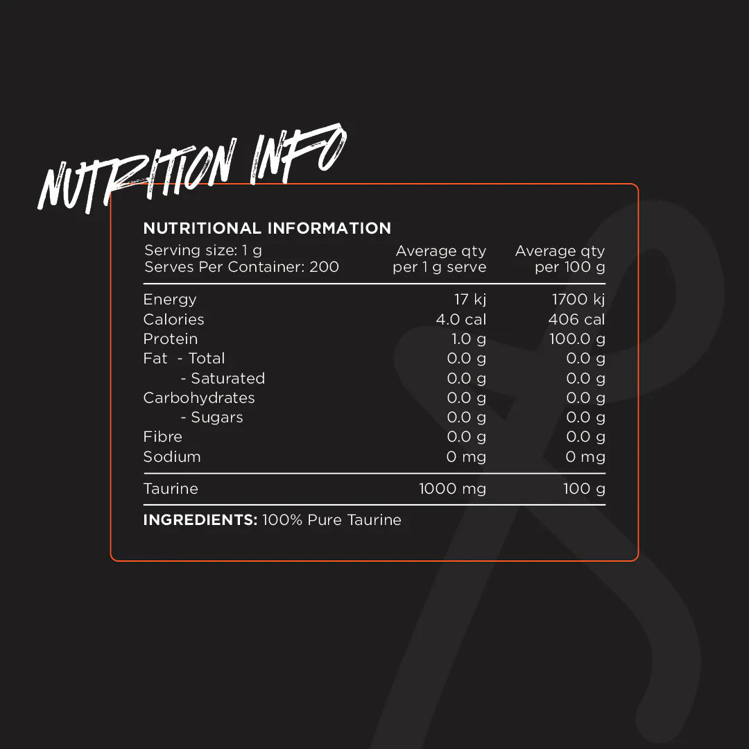 Switch Taurine Unflavoured 200g (200 serves)
