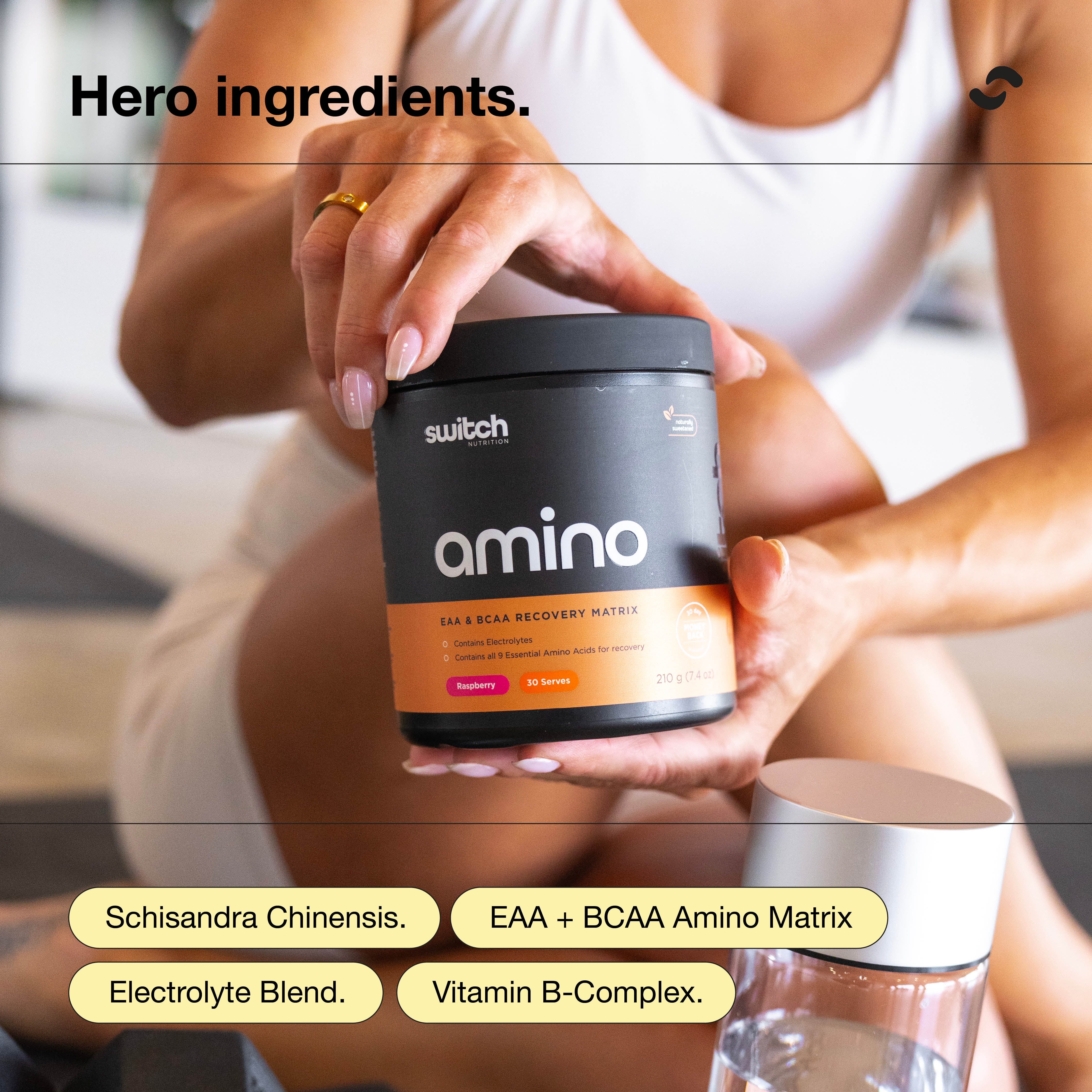 Switch Nutrition Amino Lemonade BCAA and EAA Recovery Matrix 420 g