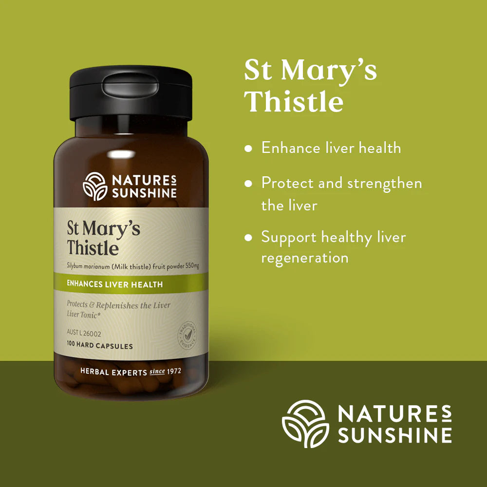 Nature's Sunshine St Mary's Thistle 100 Capsules