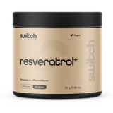Switch Nutrition Resveratrol+ 30g Powder Unflavoured Resveratrol + Pterostilbene