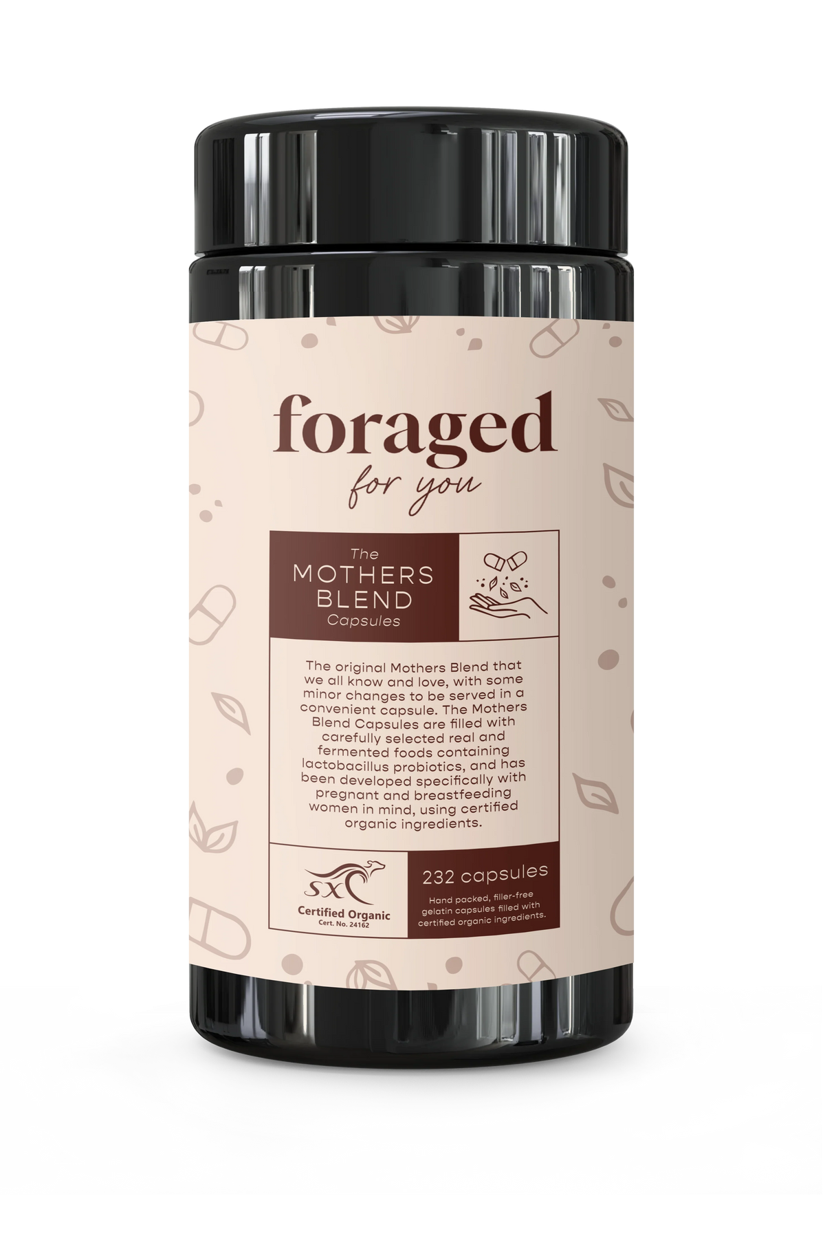 Foraged For You Mothers Blend 232 Capsules