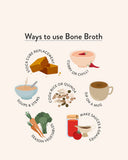 Nutra Naturals (Nutra Organics) Beef Bone Broth Hearty Original 1 kg, 125 Serves