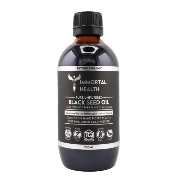 Immortal Health, Unfiltered Black Seed Oil 100ml