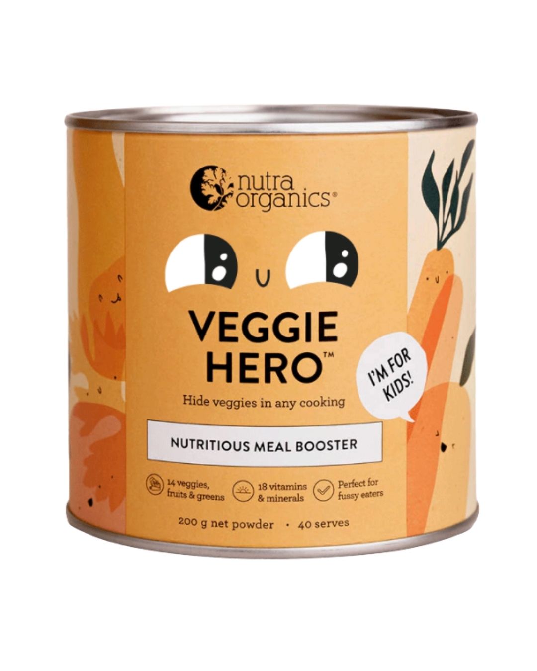 Nutra Organics Veggie Hero 200g (40 Serves)