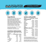 White Wolf Nutrition Vegan Superfood Protein Blend 400g Vanilla