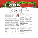 White Wolf Greens Gut Health And Immunity Strawberry Mint 300g
