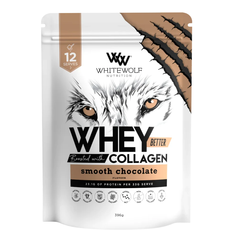 White Wolf Nutrition Whey Protein Smooth Chocolate 400g