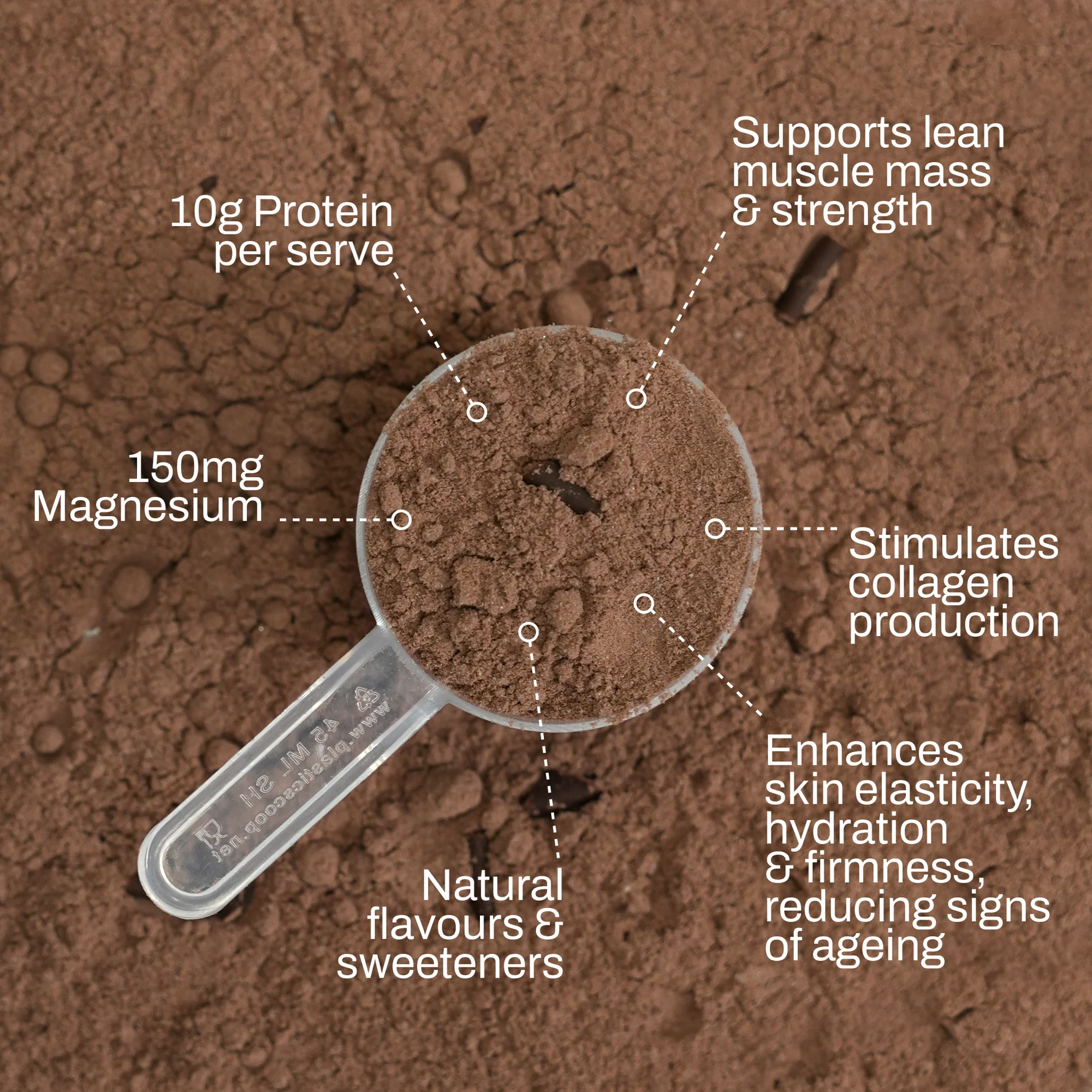 ATP Science NOWAY Collagen & Magnesium Hot Chocolate Choc Mint 500g