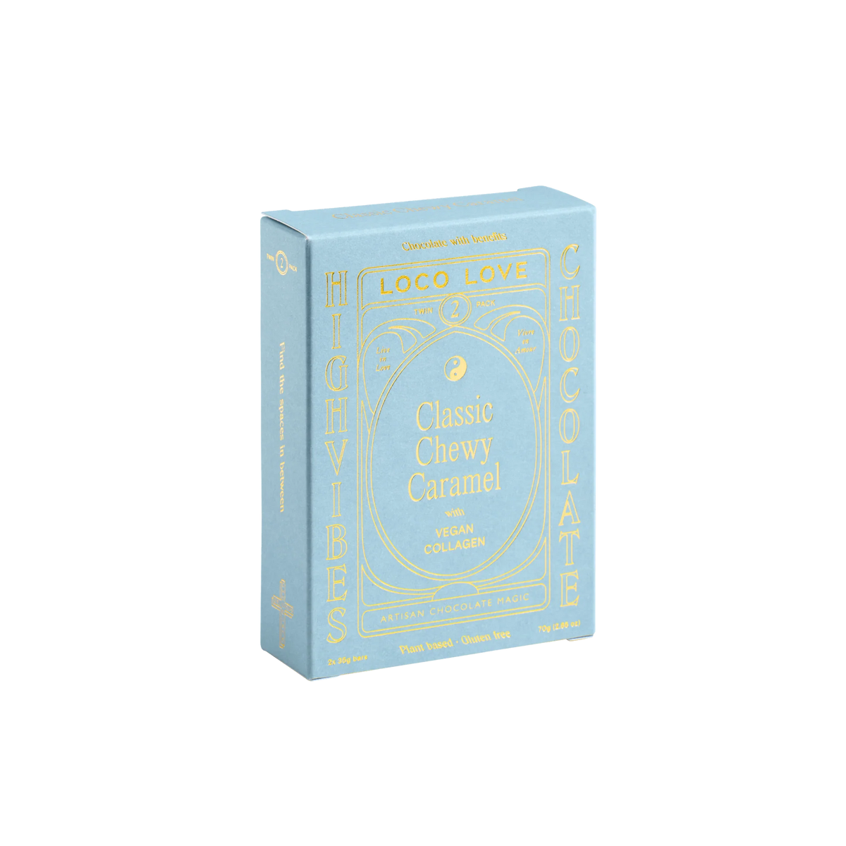 Loco Love Chocolate - Classic Chewy Caramel Twin Pack 70g