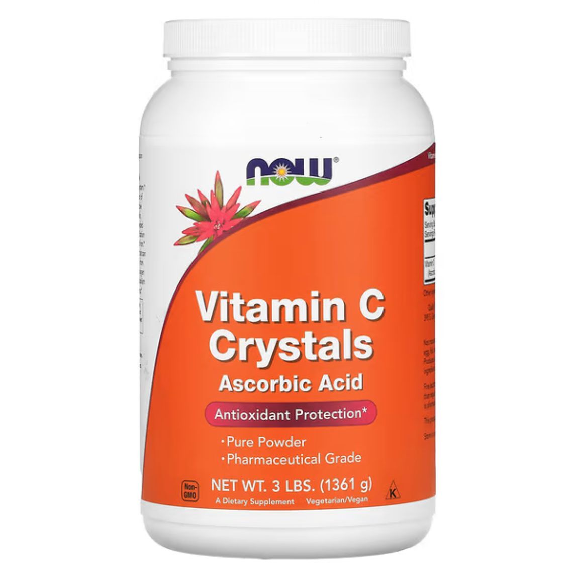 Now Vitamin Vitamin C Crystals 3lb