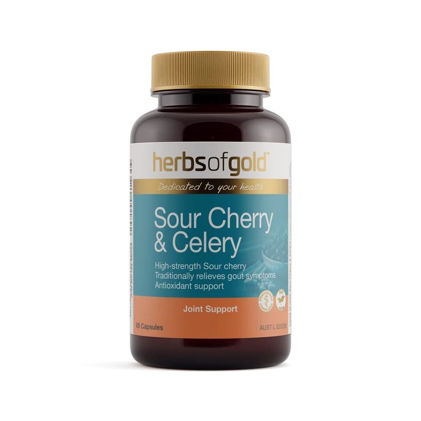 Herbs Of Gold Sour Cherry & Celery 60 Capsules