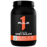 Rule 1 100% Whey Protein Isolate and Hydrolysate Protein Powder 1.98 lb Vanilla Creme (30 Servings)