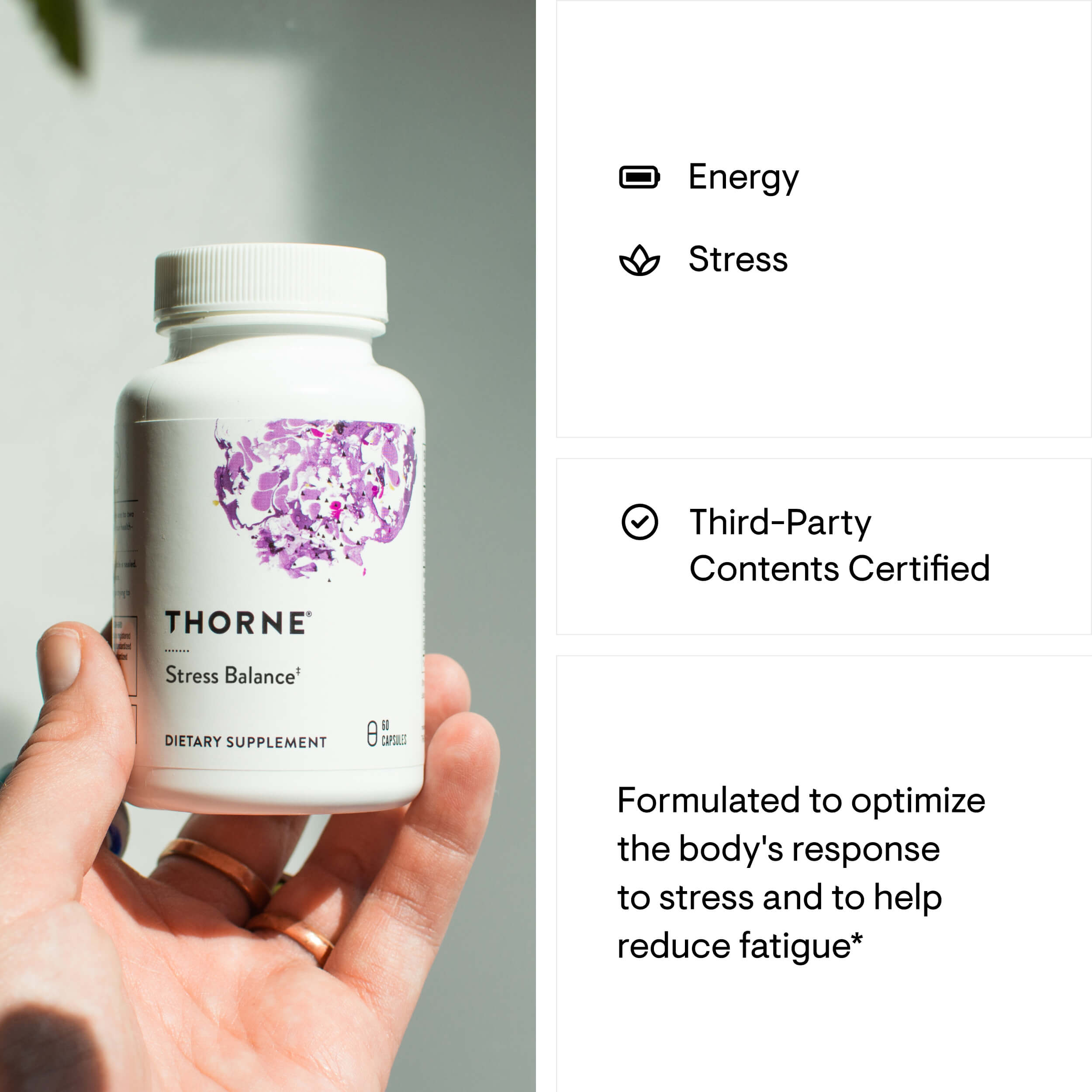 Thorne Research Stress Balance 60 Capsules