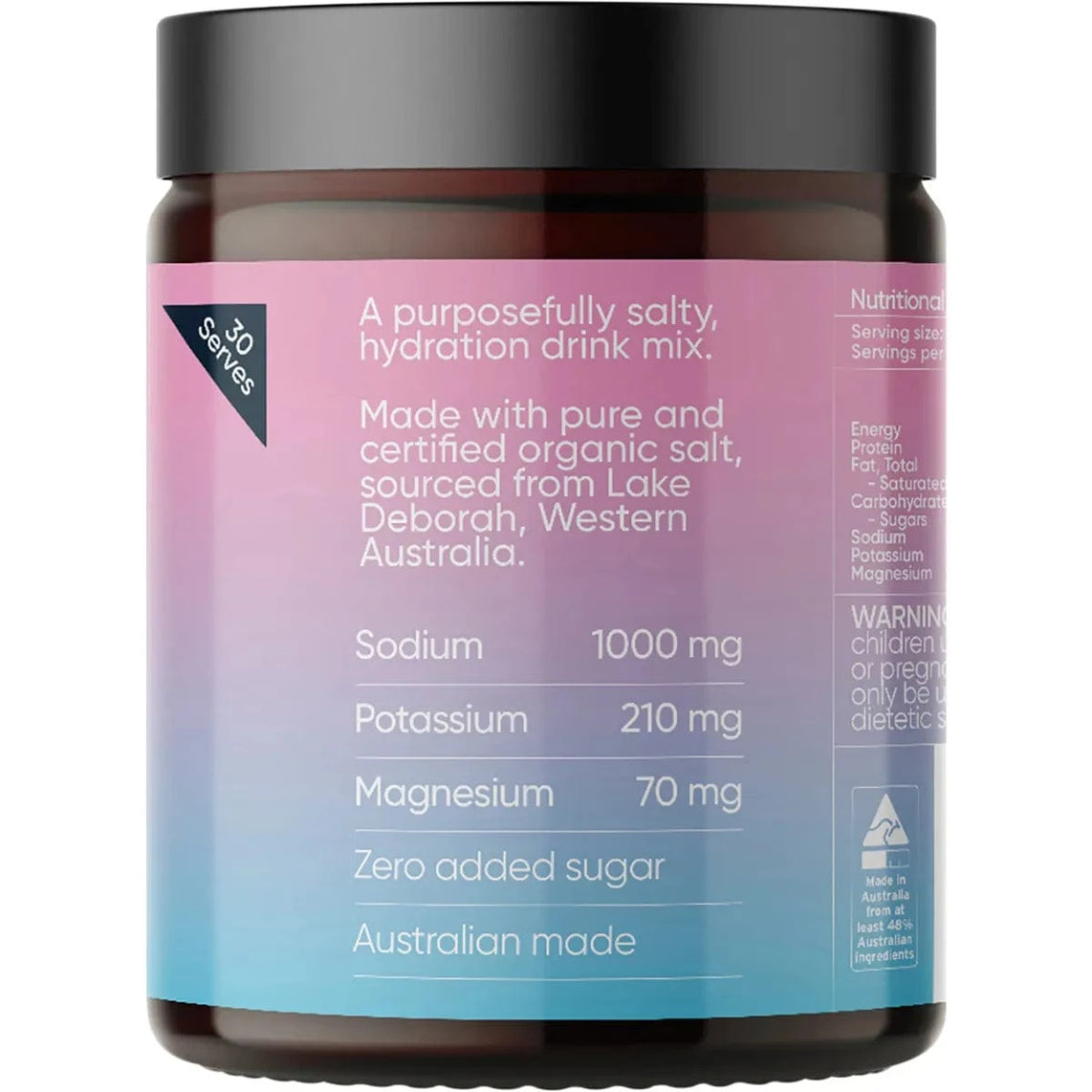 Sodii Everyday Hydration Salts, Salty Berry 185g