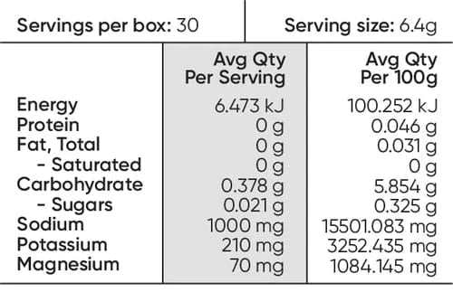Sodii Everyday Hydration Salts Salty Citrus, Pack of 30