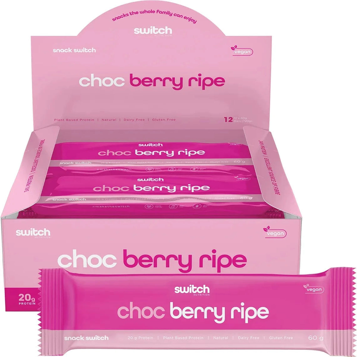 Switch Nutrition Snack Switch Choc Berry Ripe 12 Bars