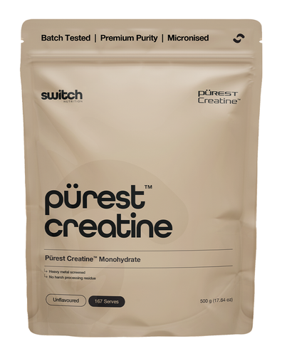 Switch Nutrition Purest Creatine 500gm Unflavoured 167 Serves