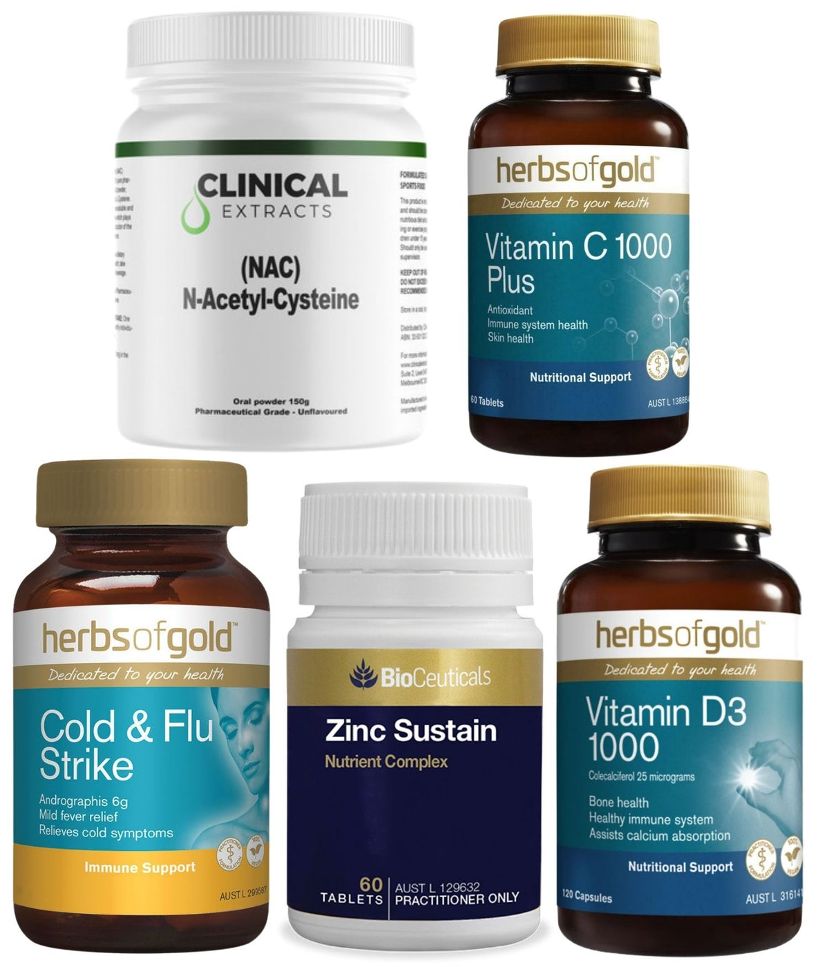 Immune Health Bundle Pack (5 Products in Total)