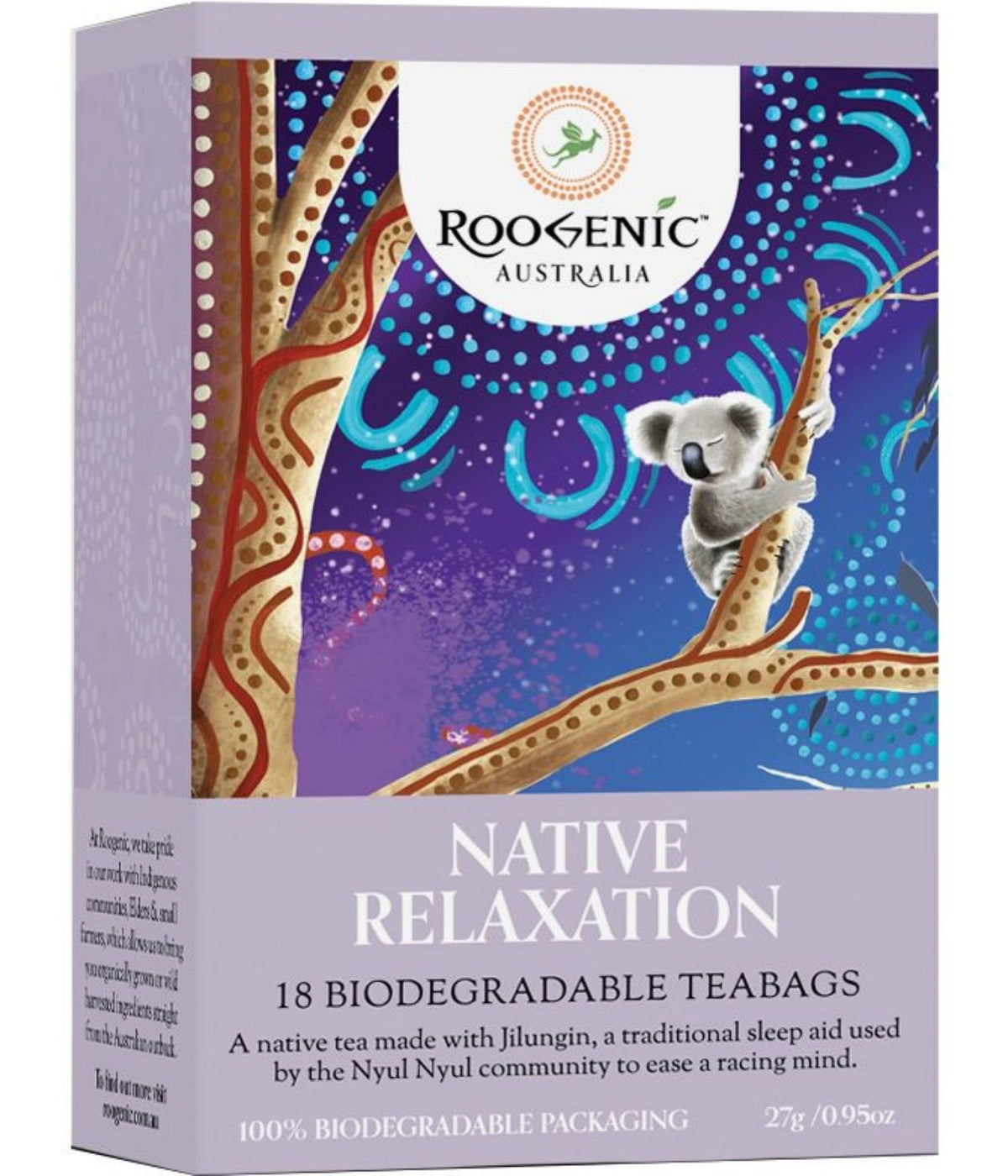 Roogenic Native Relaxation Tea 18 Tea Bags