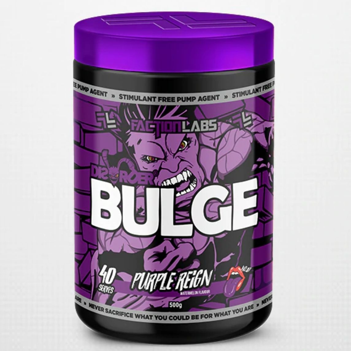 Faction Labs Disorder Bulge Pre Workout 40 Serves + Free Shaker