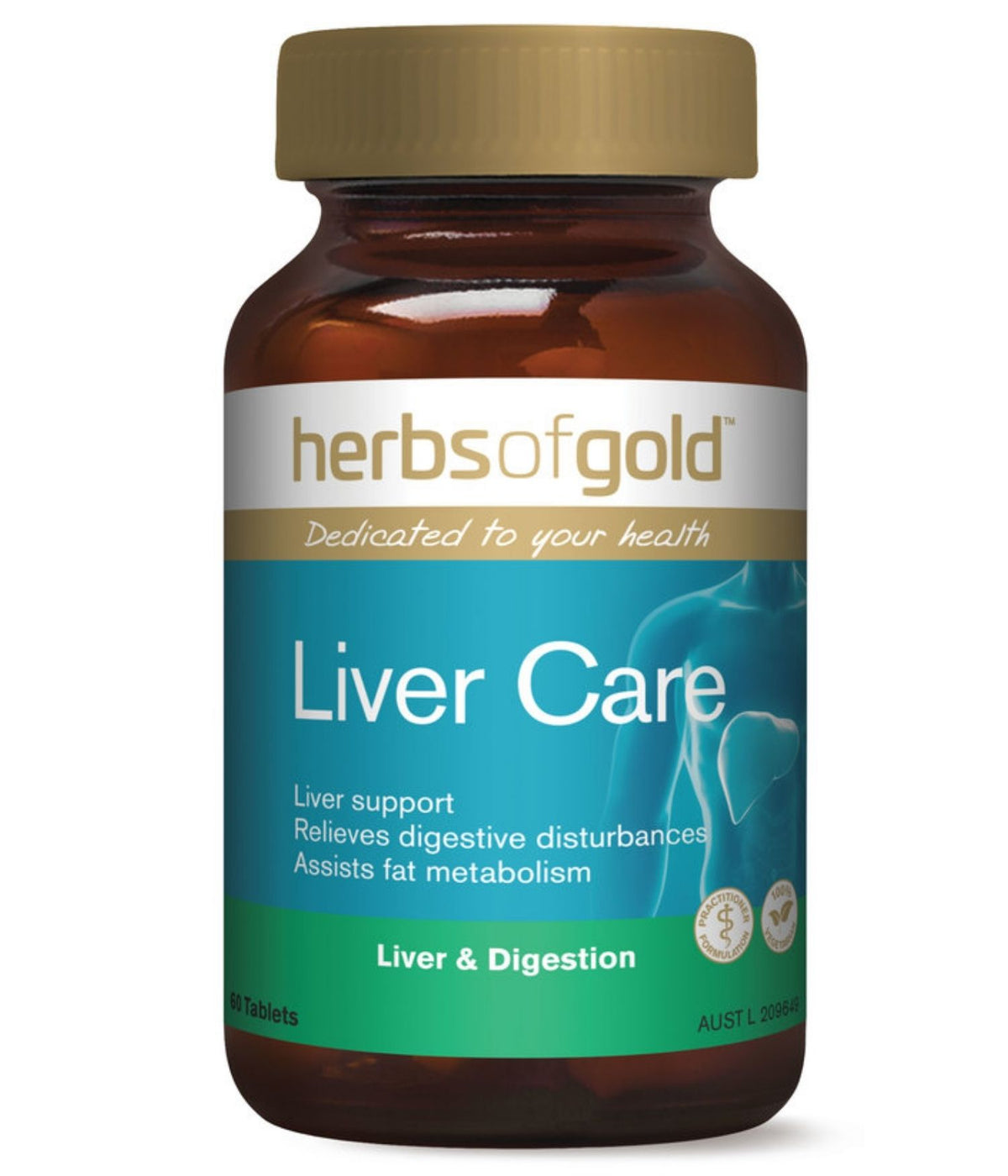 Herbs of Gold Liver Care 60 Tablets