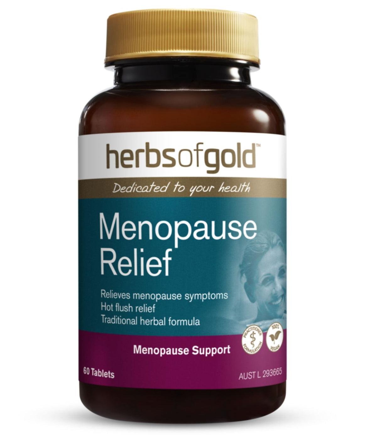 Herbs of Gold Menopause Relief 60 Tablets