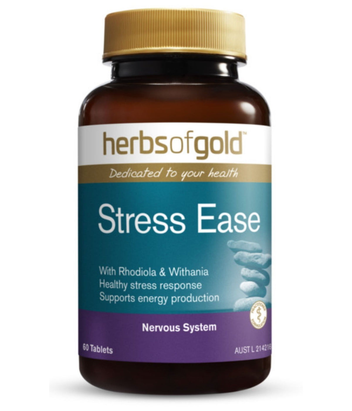 Herbs of Gold Stress Ease 60 Tablets