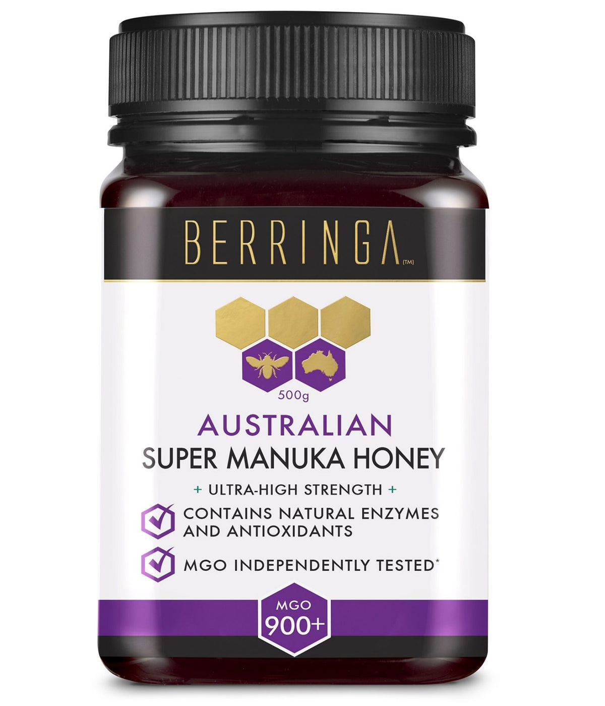 Berringa Super Manuka Honey Mgo 900+ 500gm