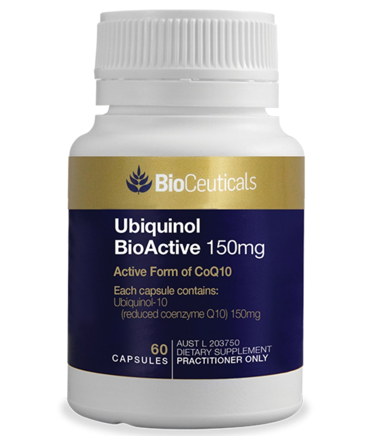 Bioceuticals Ubiquinol 150mg 60 Capsules