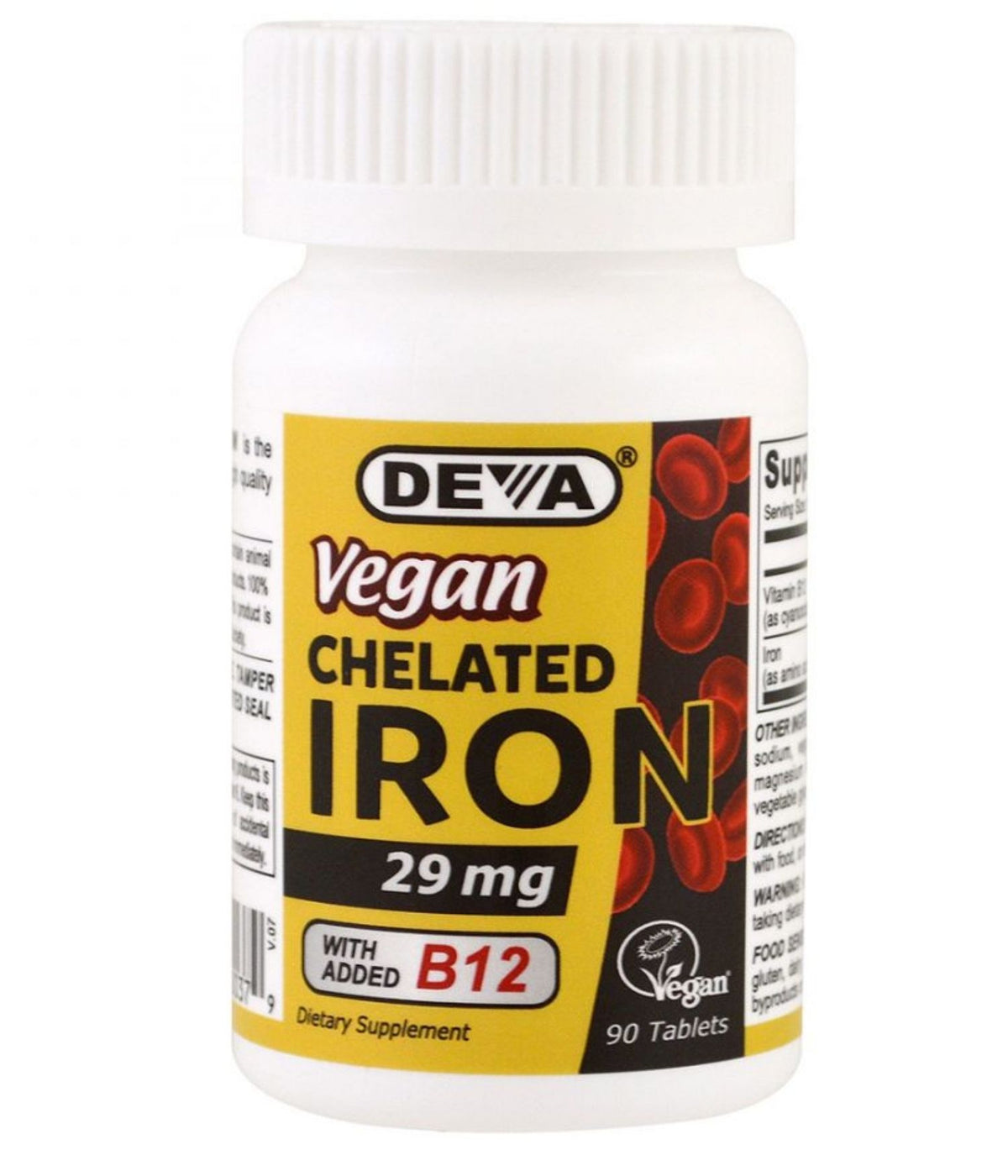 Deva Vegan Iron 29mg Chelated Form