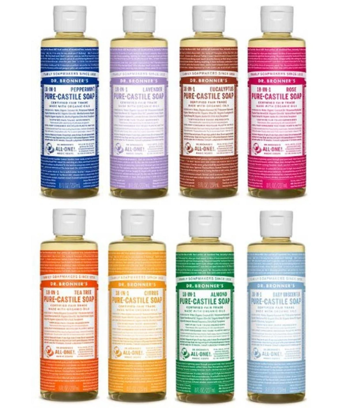 Dr Bronner's Organic Hemp Castile Liquid Soap 237ml