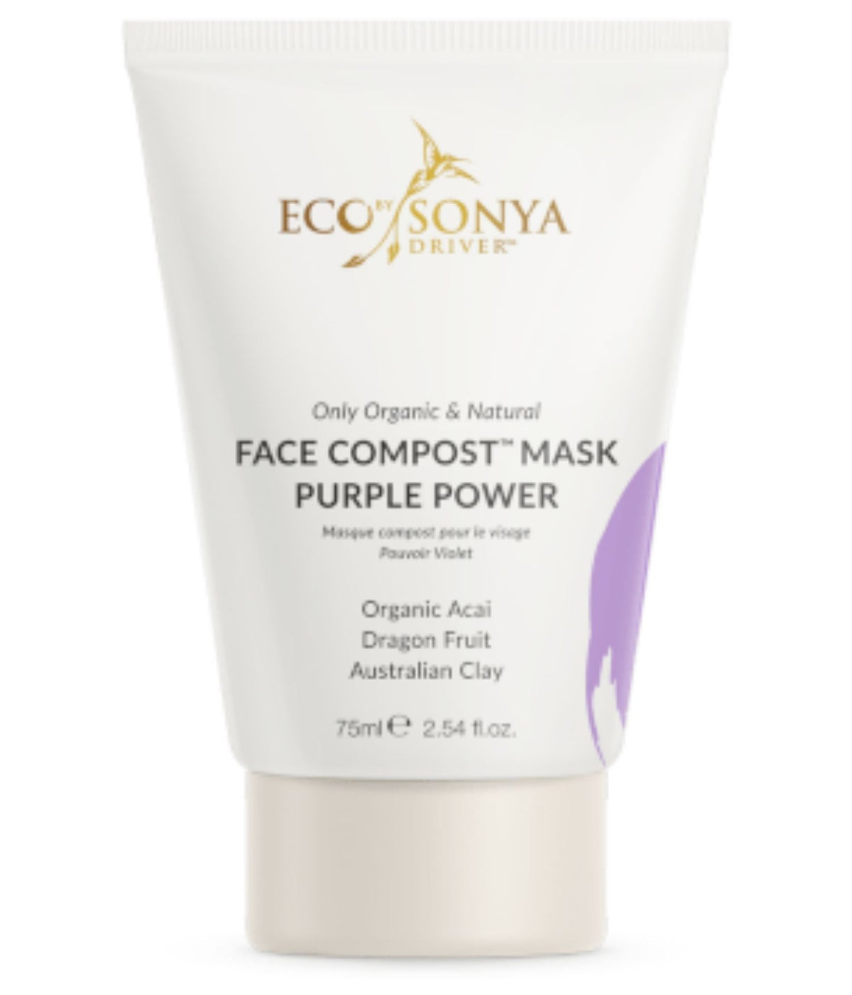 Eco Tan Face Compost Mask Purple Power