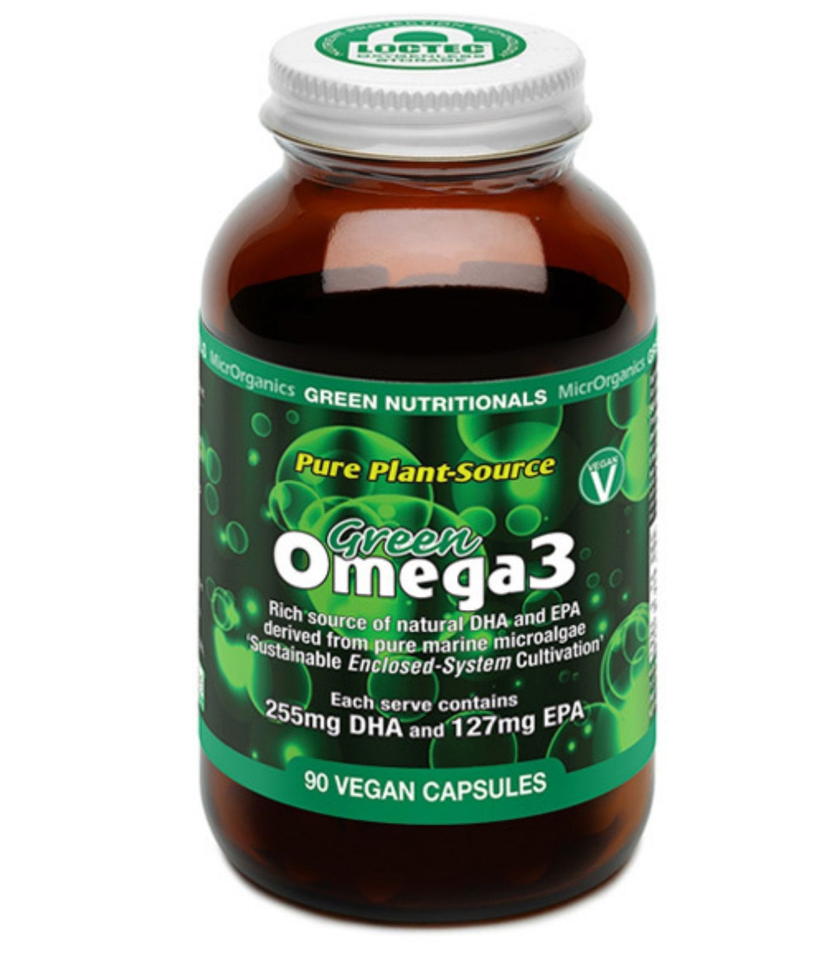 Green Nutritionals Vegan Green Omega 3 Capsules