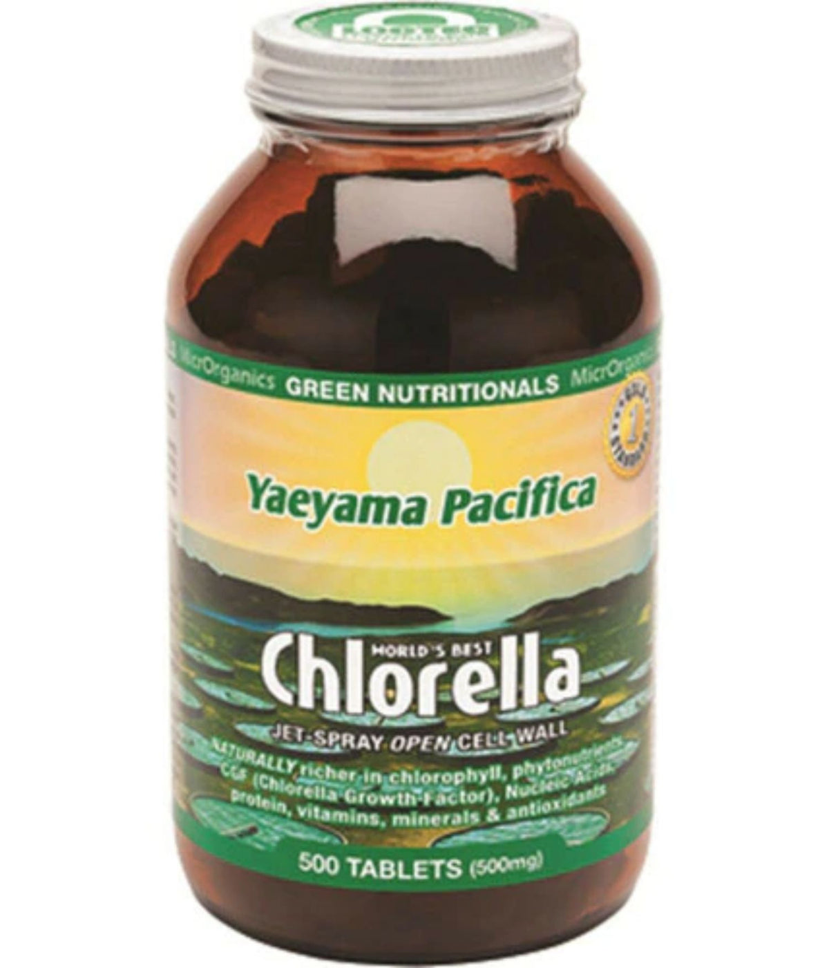 Green Nutritionals Yaeyama Pacifica Chlorella Tablets