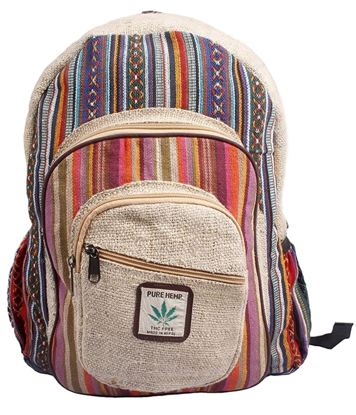 Handmade Nepal Hemp Backpack THC Free & Eco Friendly