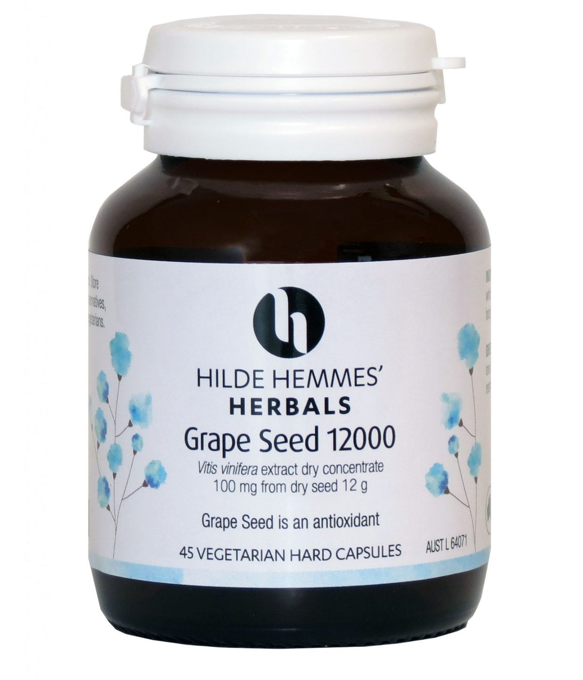 Hilde Hemmes Grape Seed 12000mg Capsules