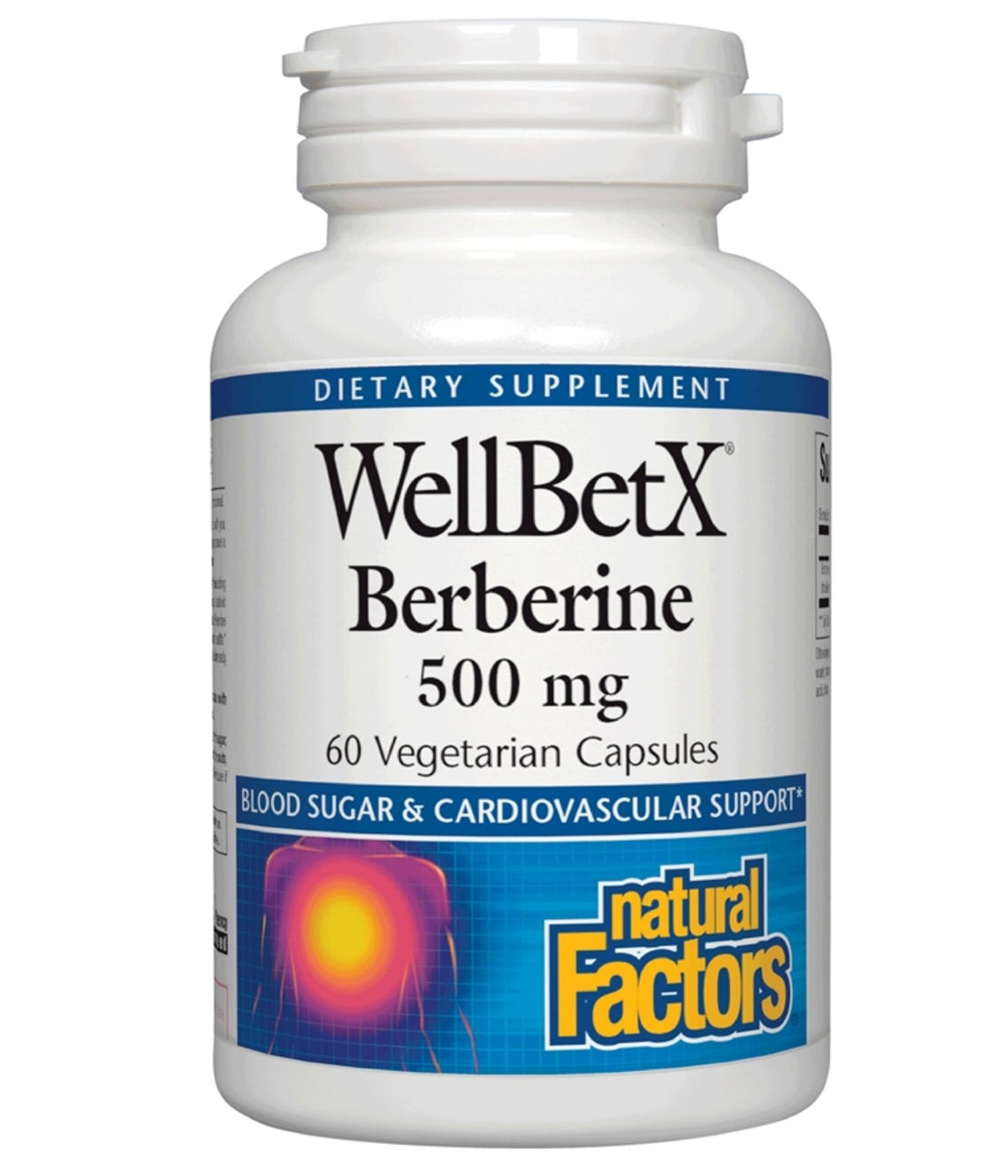 Natural Factors Wellbetx Berberine 500mg 60 Capsules