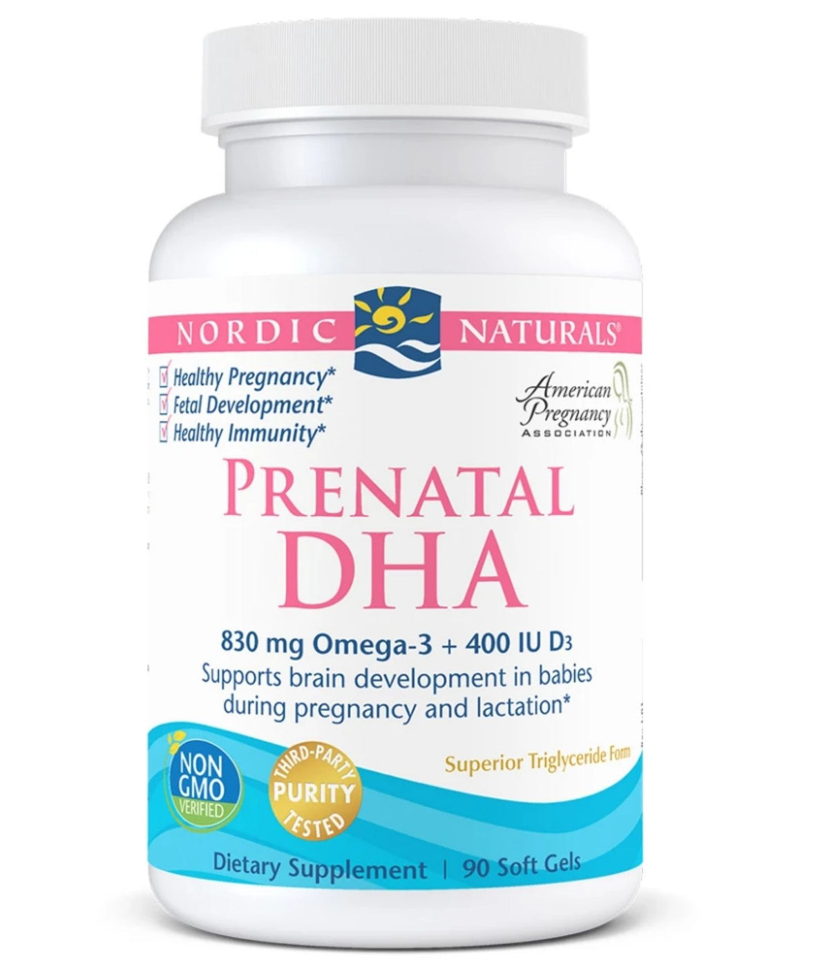 Nordic Naturals Prenatal DHA 90 Capsules