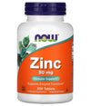 Now Foods Zinc 50mg 250 Tablets
