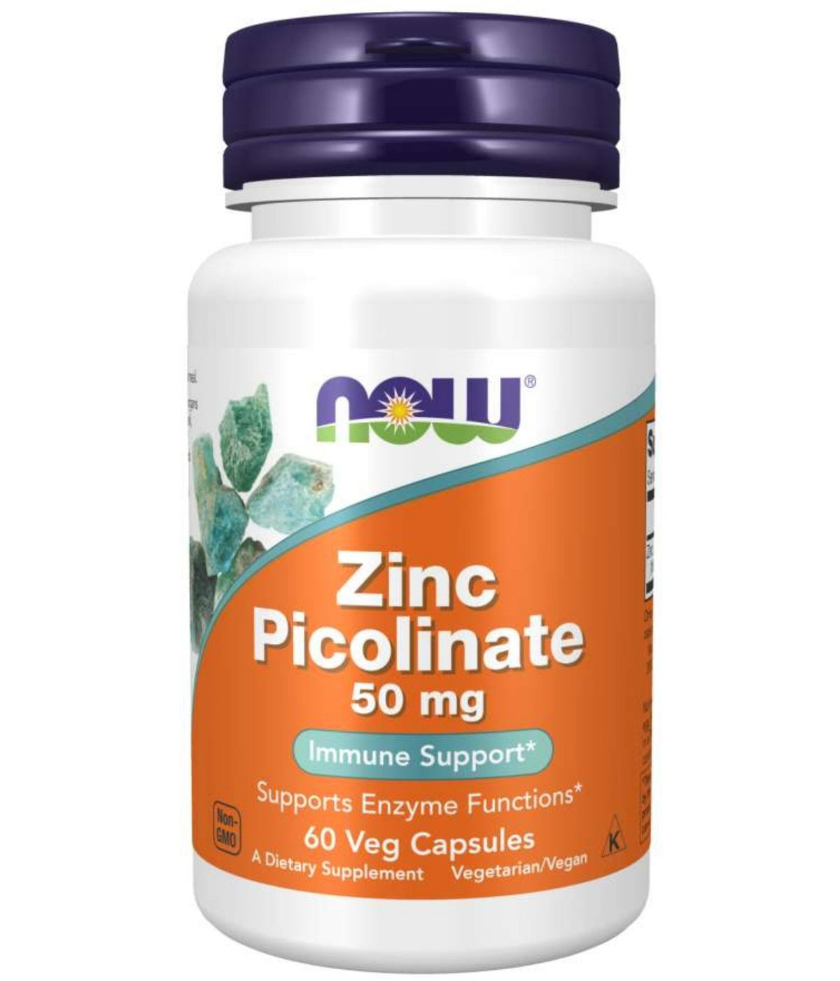 Now Foods Zinc Picolinate 50mg 60 Capsules