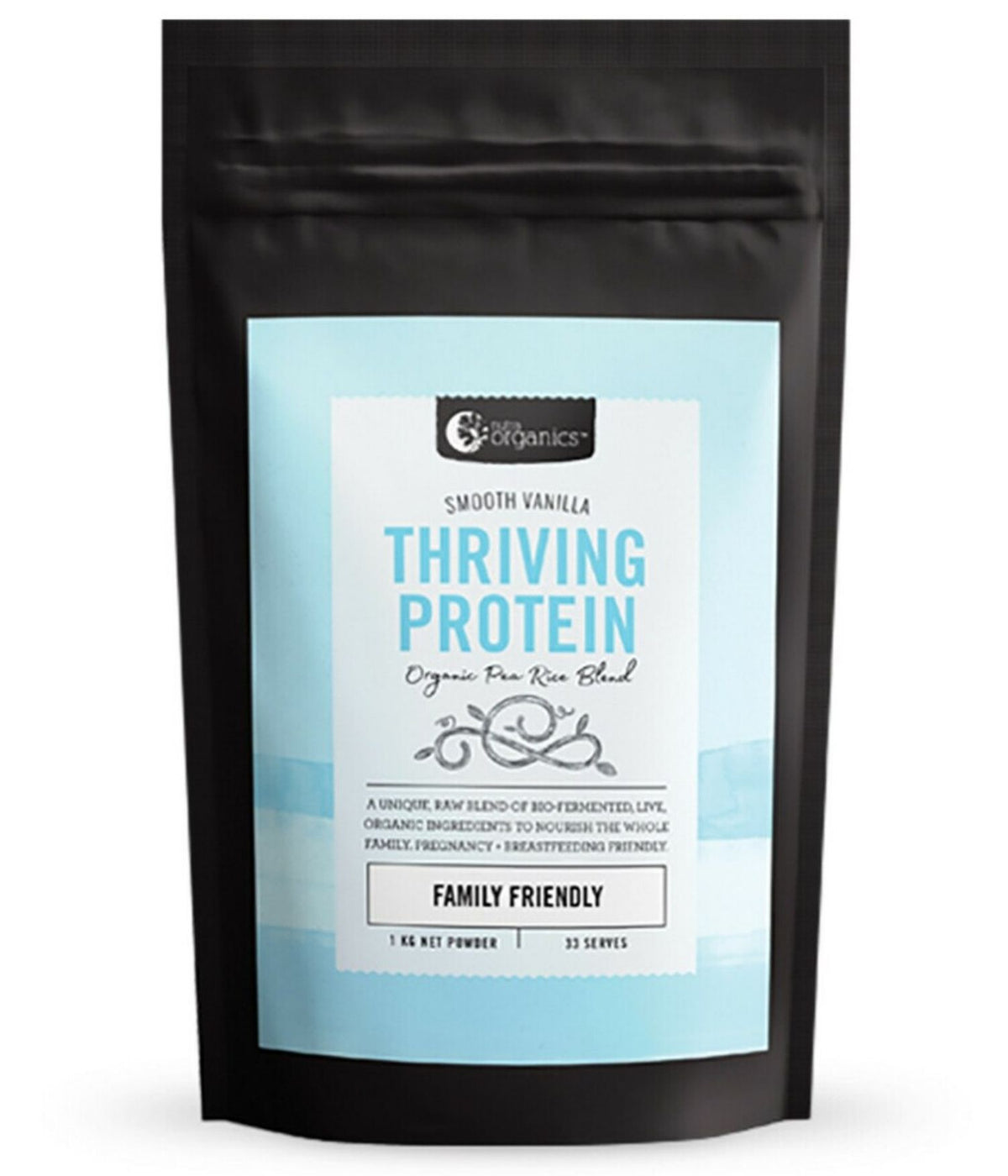 Nutra Organics Thriving Protein 1kg Vanilla