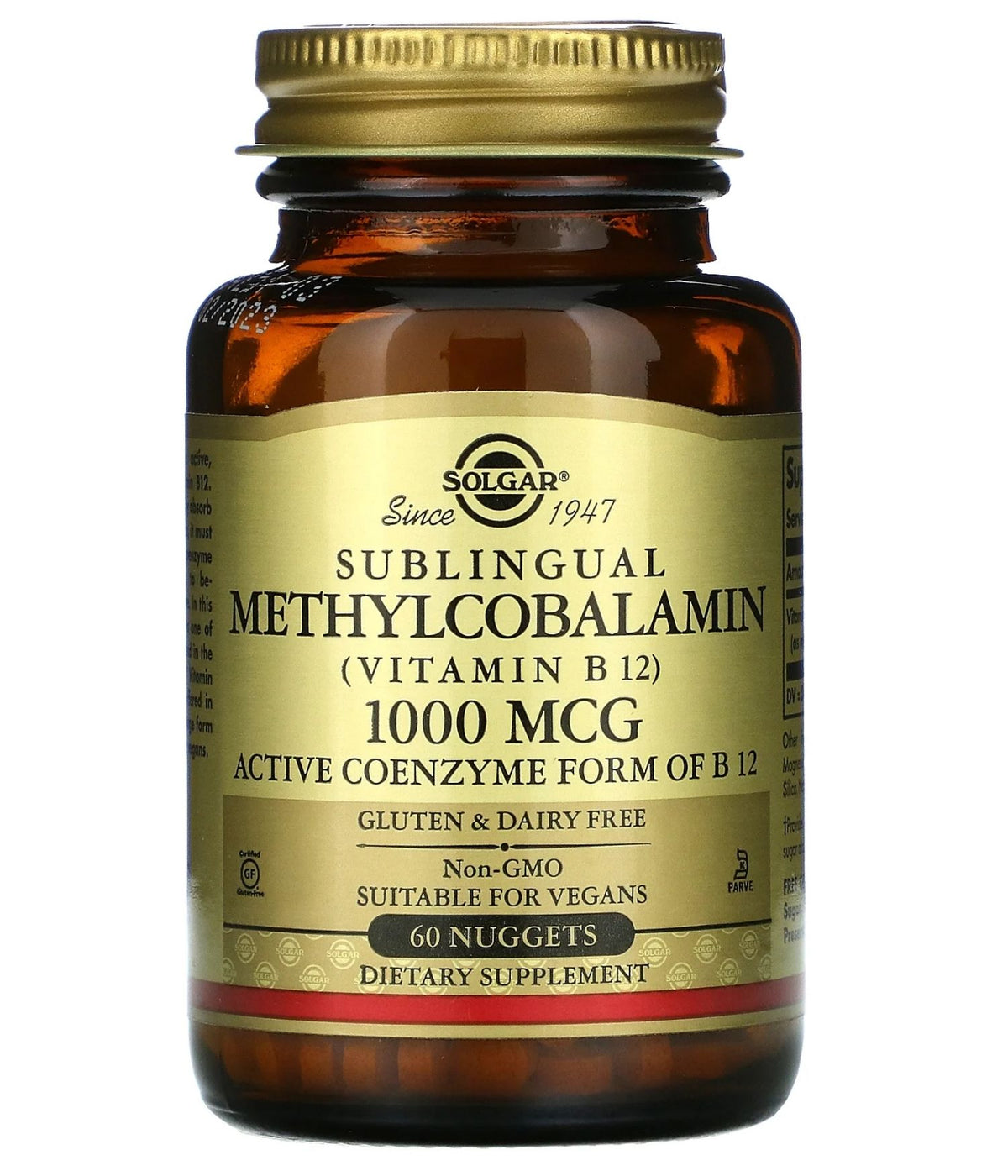 Solgar Sublingual Methylcobalamin Active B12 1000mcg