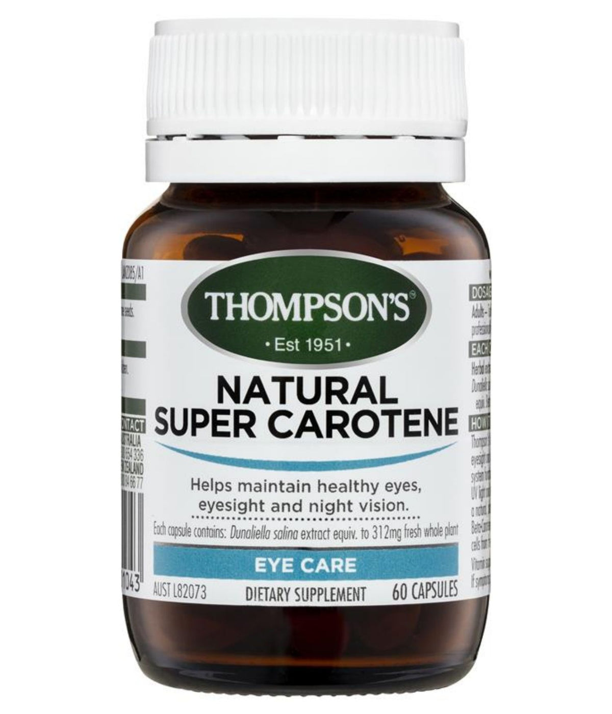 Thompson's Super Carotene 60 Capsules