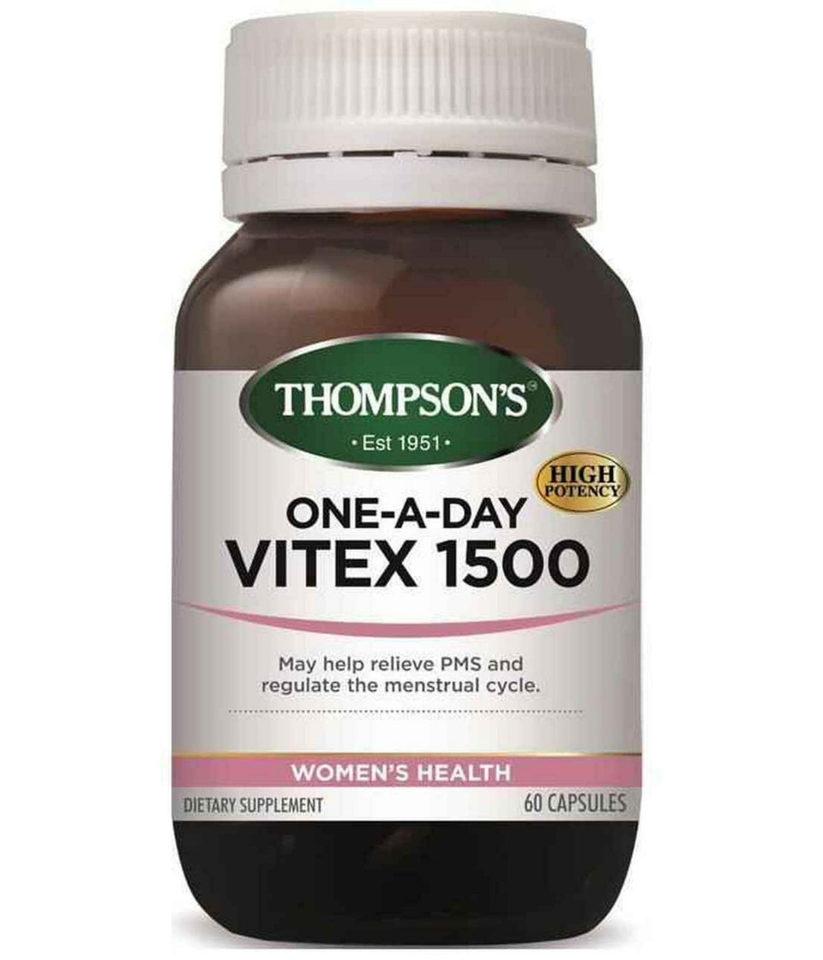 Thompson's Vitex 1500 60 Capsules