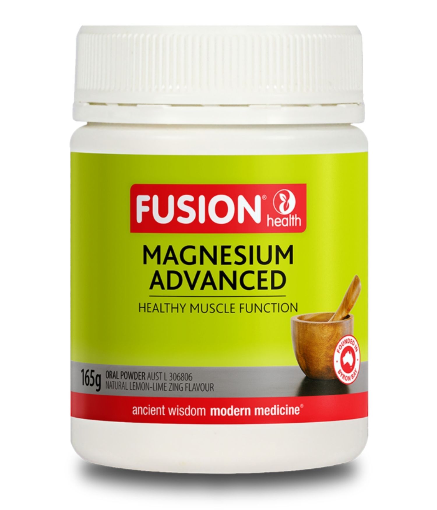 Fusion Health Magnesium Advanced Powder Lemon Lime